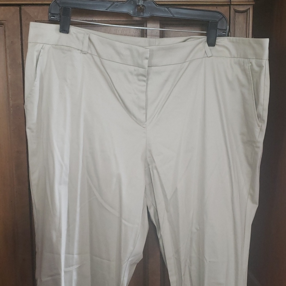 Cute cream pants New York and Company.